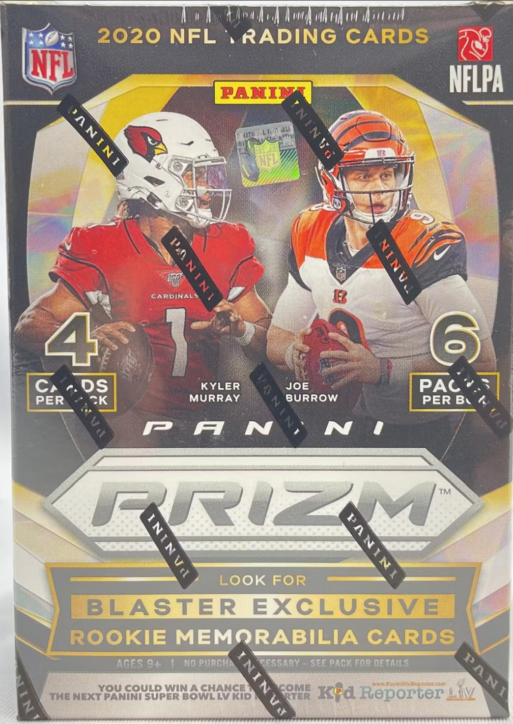 2020 Prizm Football Blasters (6 Packs Per Box, 4 Cards Per Pack)